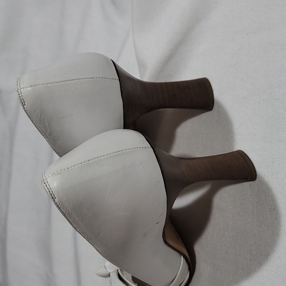 Chanel open toe heels shoes sz eu35 - Picture 3 of 16